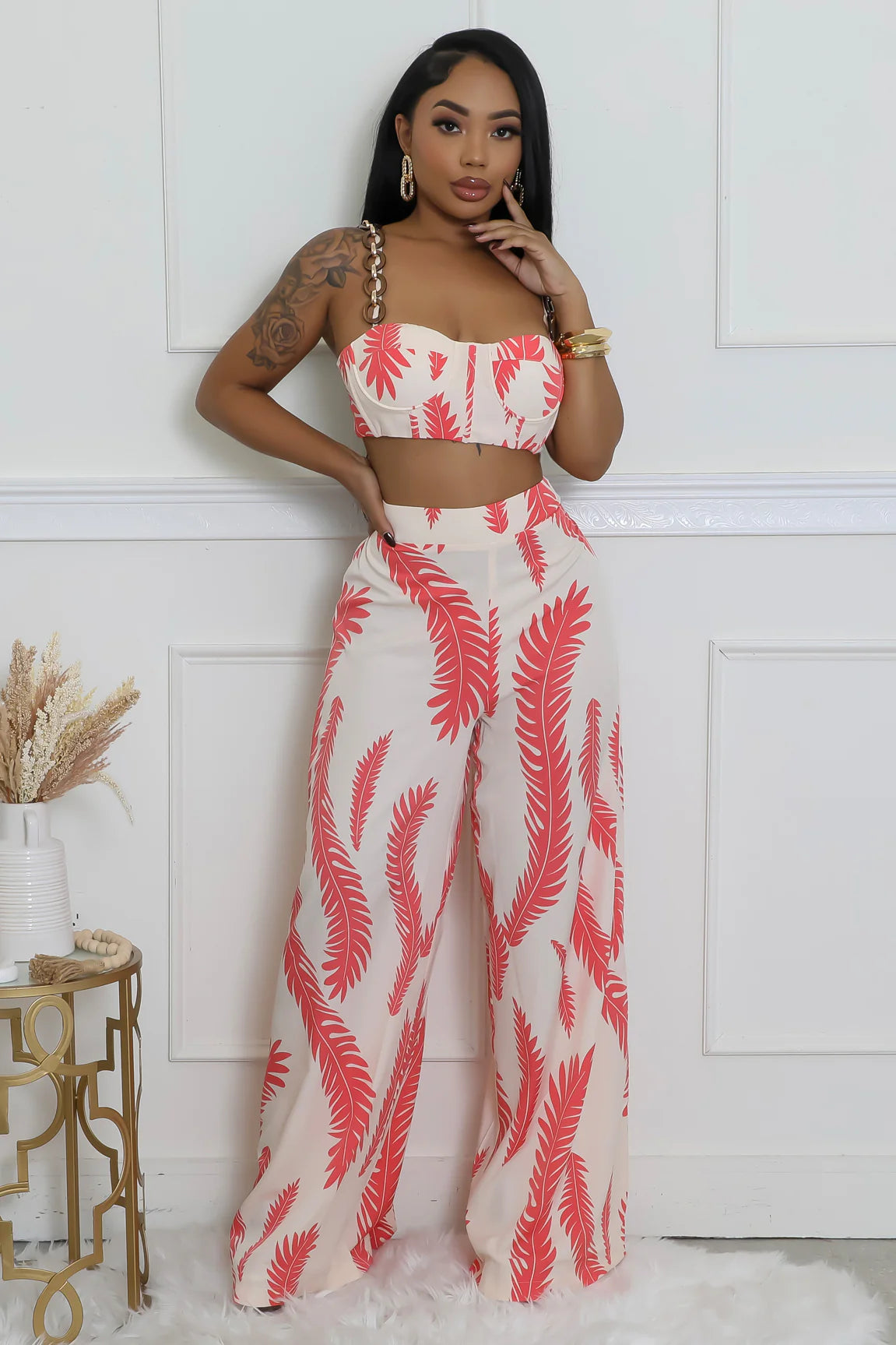 Baileyna Wide leg Pant Set