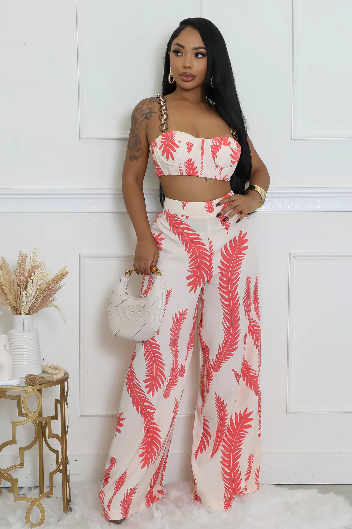 Baileyna Wide leg Pant Set