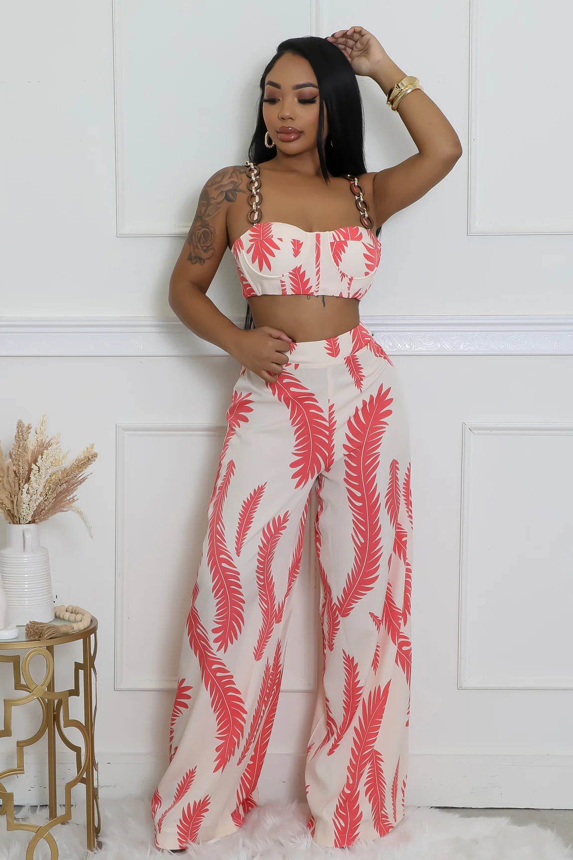 Baileyna Wide leg Pant Set