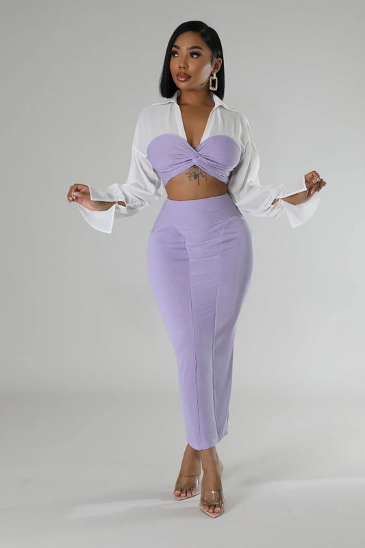 Sunday Vibes Skirt Set