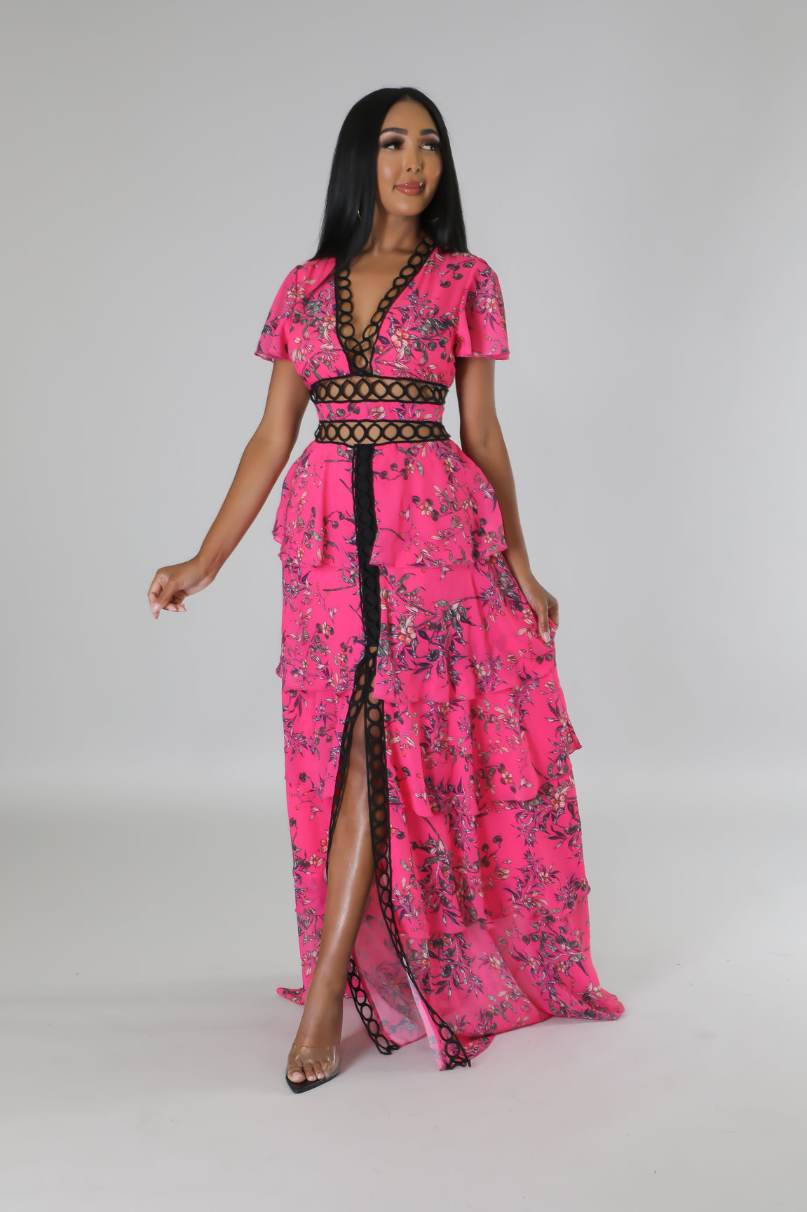 Esmeralda Floral Maxi Dress