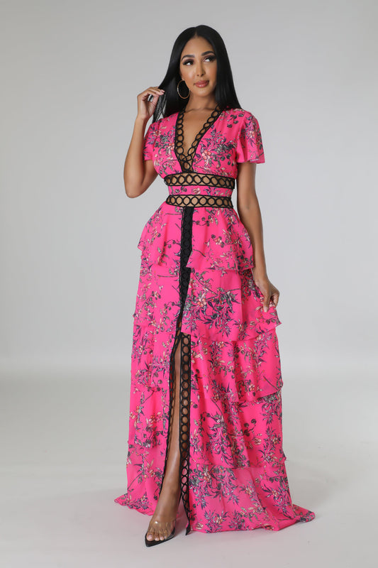 Esmeralda Floral Maxi Dress