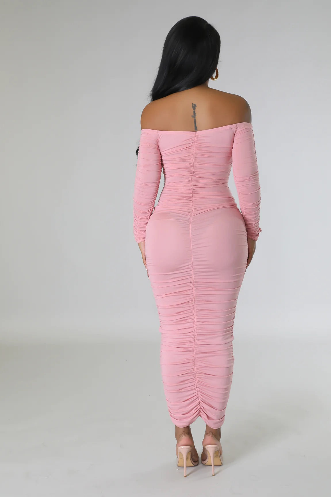 Perfect Off Shoulder Dress PINK