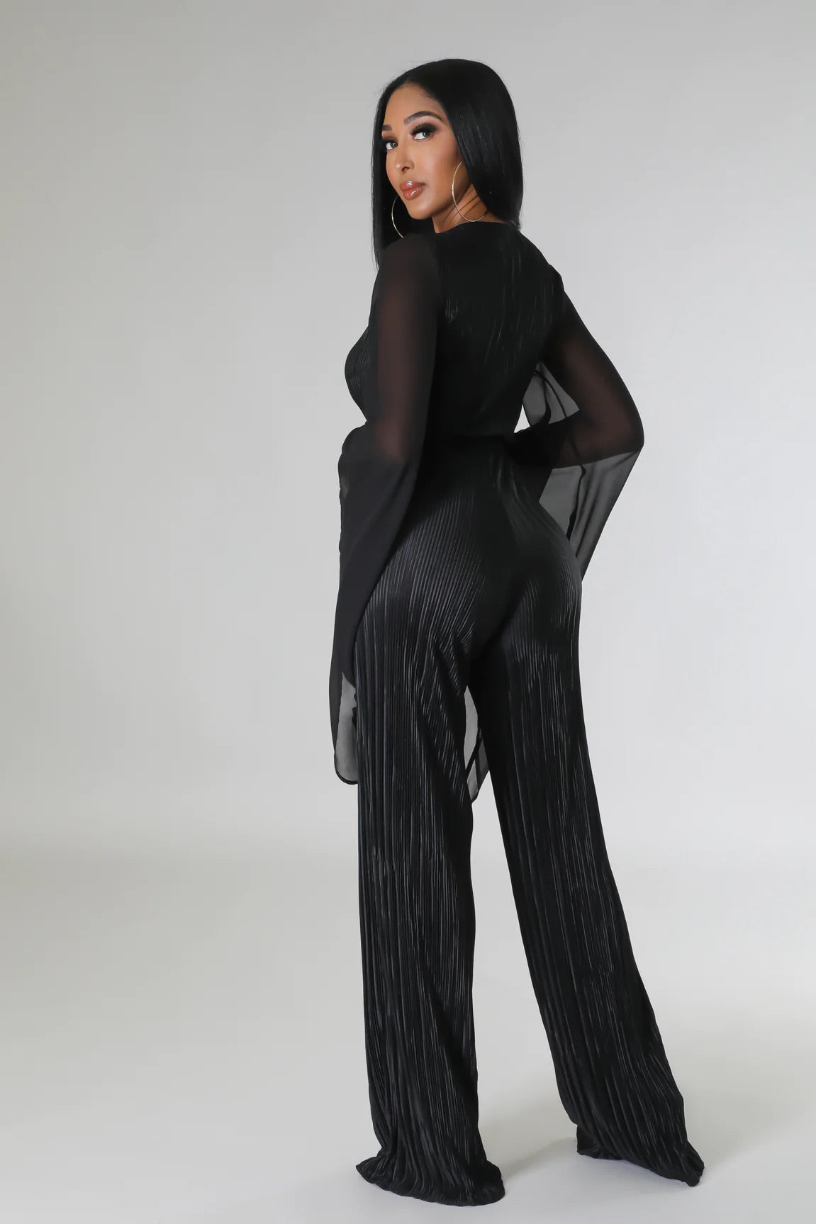 Fall On My Charm Jumpsuit Black