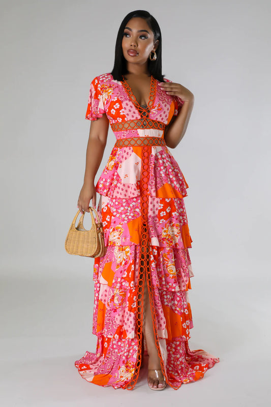 Gizelle Floral Maxi Dress