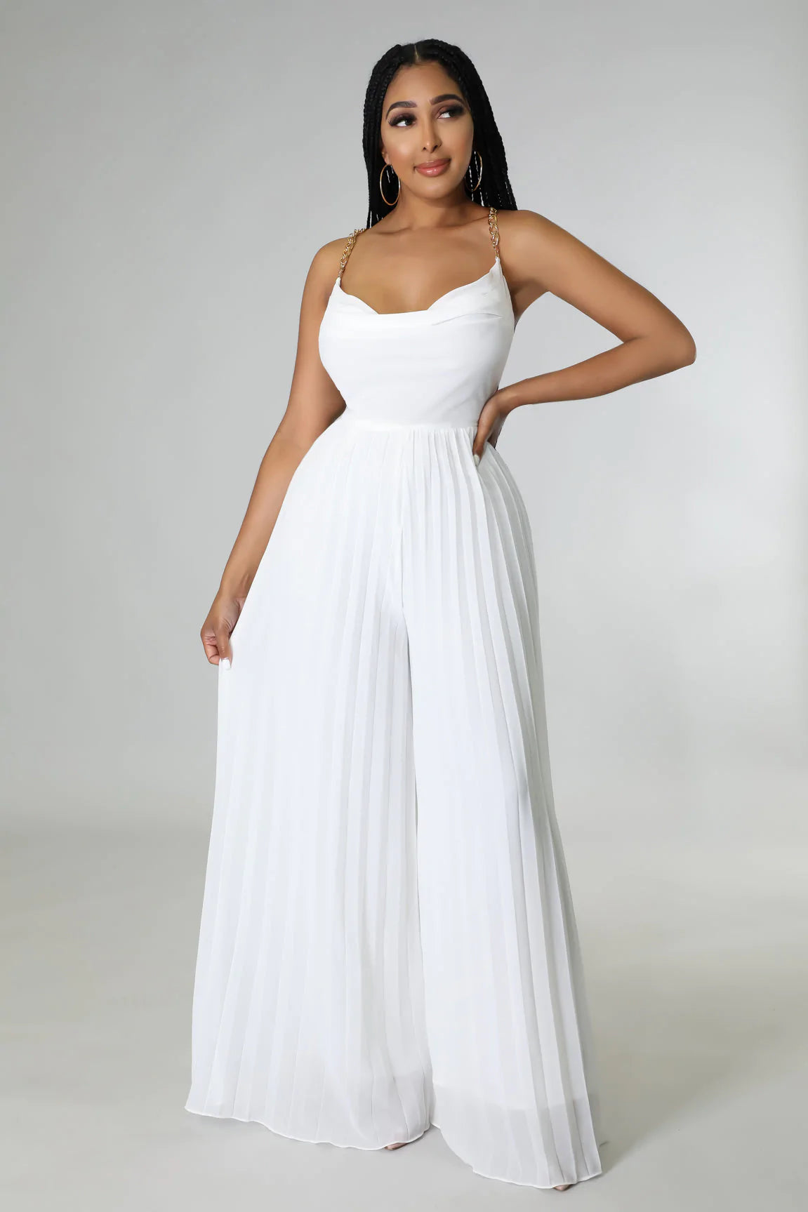 Adrianna Jumpsuit White