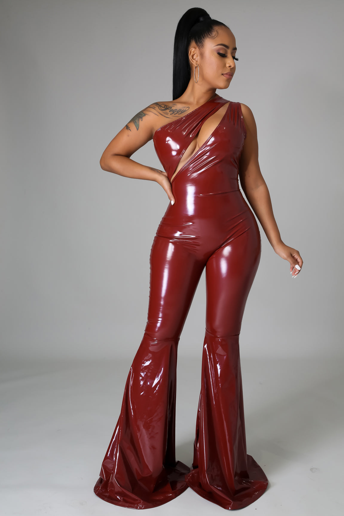 Leather Girl Jumpsuit