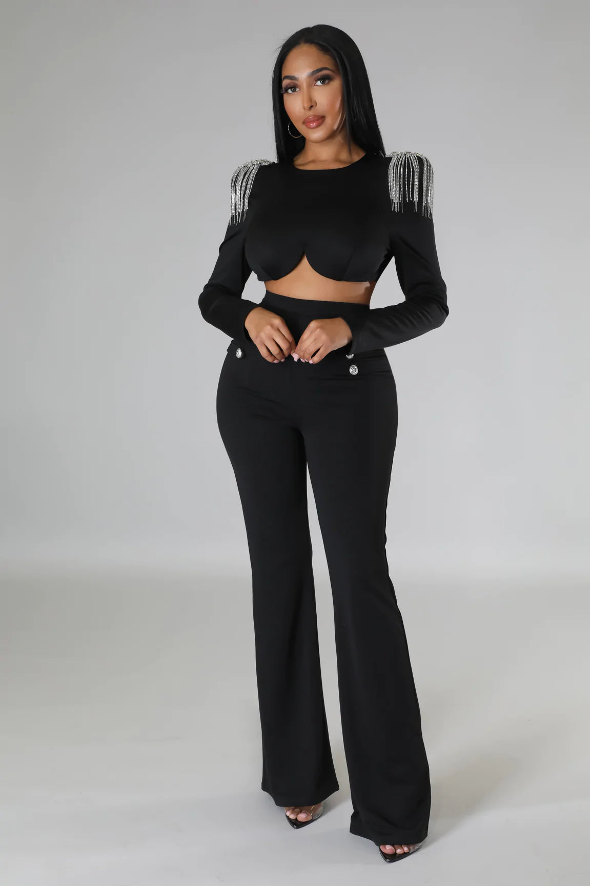 Melinda Wide Leg Pant set