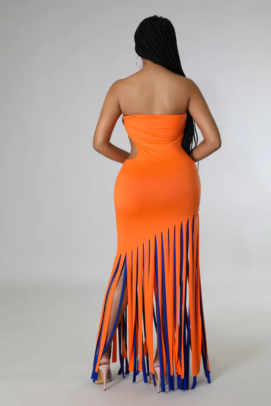 Feeling Midi Dress Orange