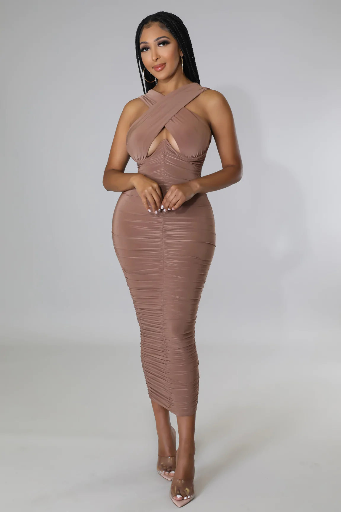 Kimberly Dress Clay