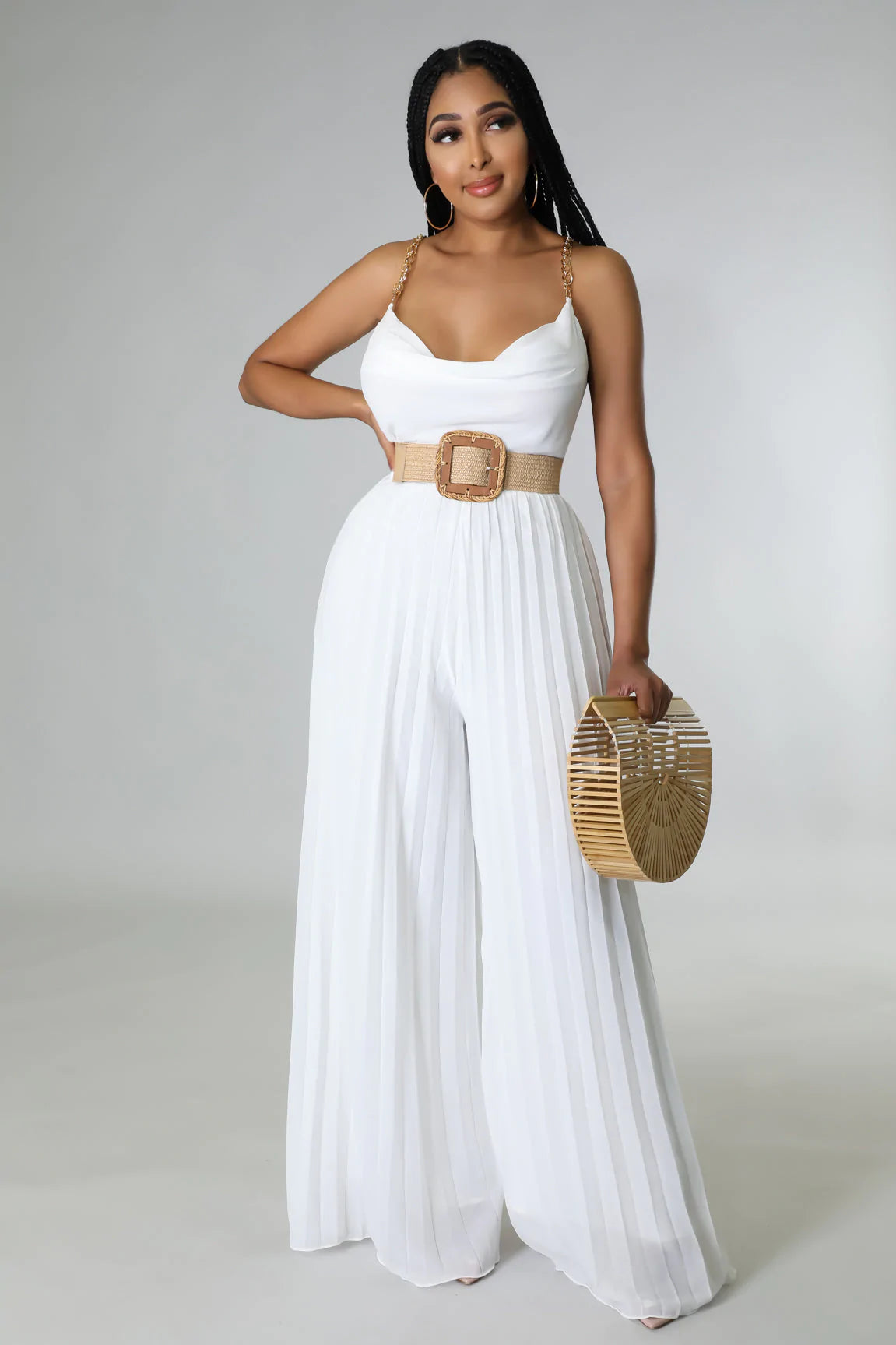 Adrianna Jumpsuit White