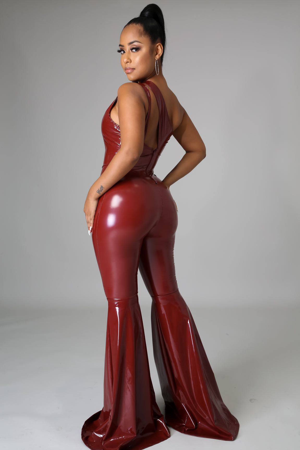 Leather Girl Jumpsuit