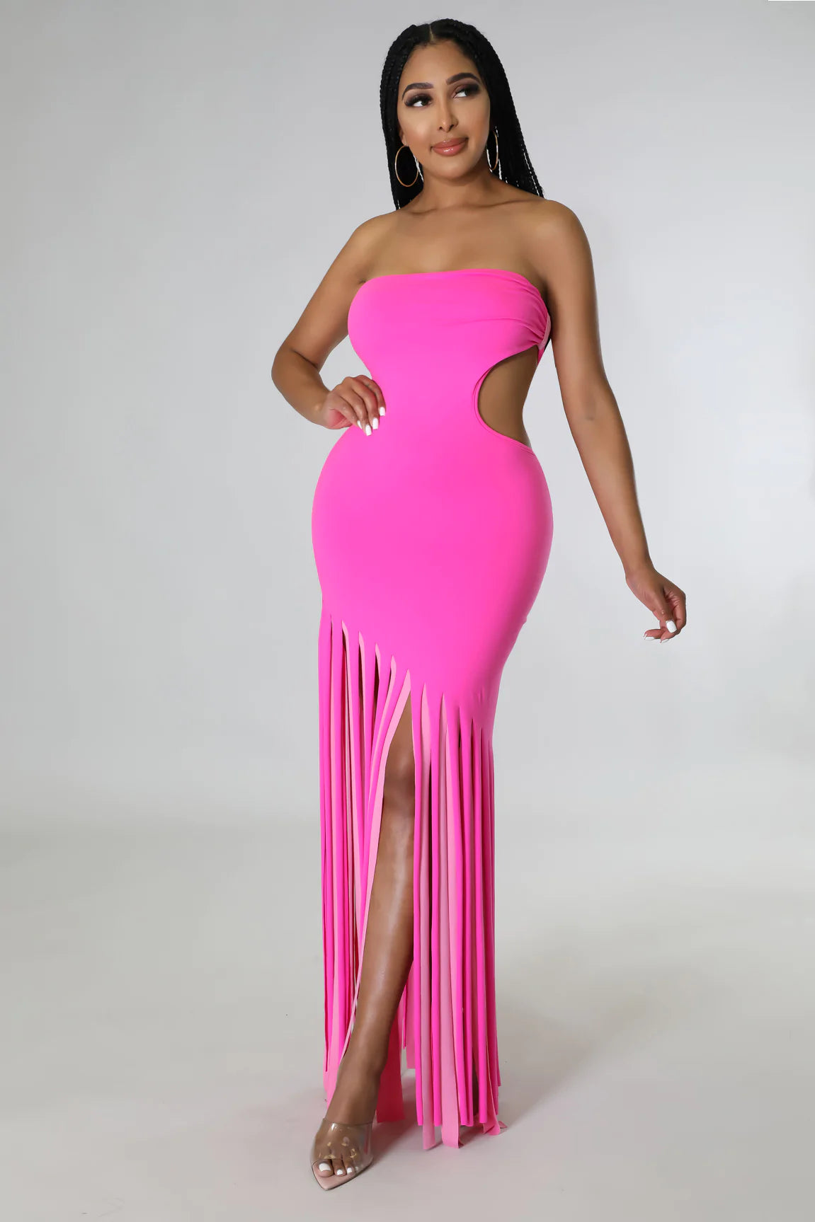 Feeling Midi Dress Pink